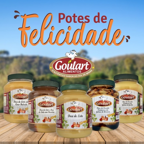 DOCE DE LEITE 680G PET GOULART ( CAIXA 15 UNIDADE )