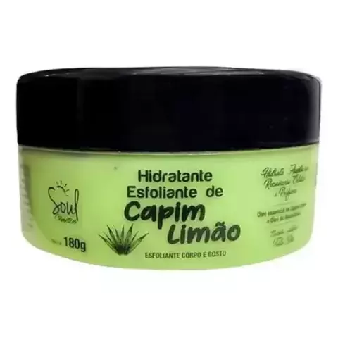 HIDRATANTE ESFOLIANTE CAPIM LIMAO 180G SOUL COSMETICOS
