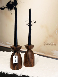 SET X 2 VELAS PARAFINA CONICAS h.27cm - comprar online