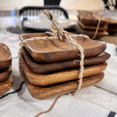 SET COPETINERO CUADRADO X 4 - comprar online