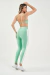 Imagem do LEGGING SABRINA - Verde Maçã / Off White