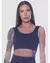 Top SEAMLESS Luxe Canelado - Preto - WEAR FITNESS MODA