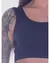 Top SEAMLESS Luxe Canelado - Preto na internet