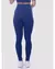 Legging SEAMLESS Luxe Canelado - Azul Marinho na internet