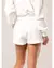 Short de Moletom Peluciado - Off White - WEAR FITNESS MODA