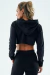 MOLETOM CROPPED - Preto - comprar online