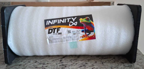 Filme Pet DTF Têxtil INFINITY - 30cm x 100m - DUPLO FOSCO