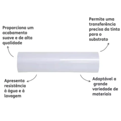 Filme Pet DTF Têxtil LASERTECK - 30cm x 100m - loja online