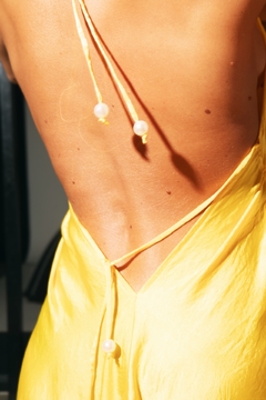 Image of Vestido Midi Amarelo