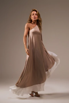 Imagem do Vestido Cherry - Dourado e Off White