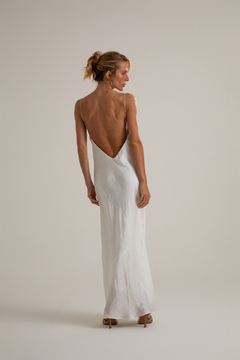 Vestido Slip Off White