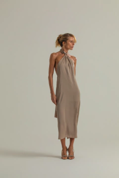 Vestido Frente Unica Dourado - online store