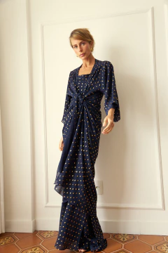 Kimono AURUM Azul Marinho on internet
