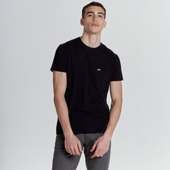Remera M/C Bolsillo Flame - Negro - comprar online