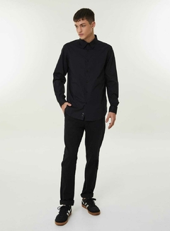 Camisa Poplin Lycra - Negra en internet