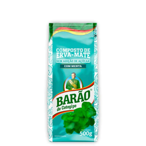 Composto de Erva-Mate com Menta 500g - Barão de Cotegipe