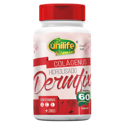 Colágeno Hidrolisado Dermfix 60 Cápsulas 450 mg - Unilife