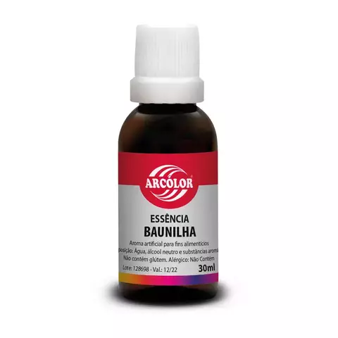 Essência de Baunilha 30ml - Arcolor