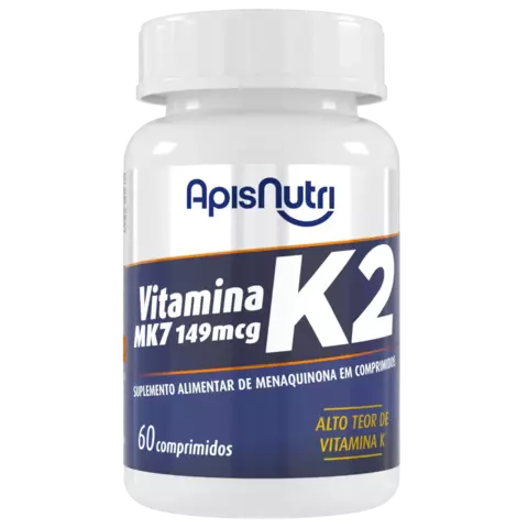 Vitamina K2 MK7 60 Cápsulas 149mg - ApisNutri - comprar online