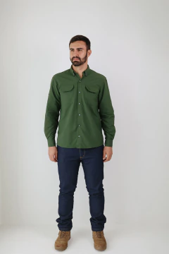 Camisa Campo Premium Verde Musgo