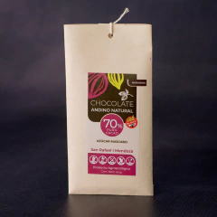 70% Cacao con Azúcar Mascabo con NARANJA 50gr - comprar online