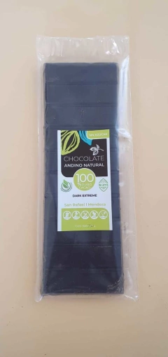 CHOCOLATE COBERTURA 100% CACAO DARK EXTREME 250 GR - comprar online