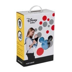 Mochila Portabebé canguro con arnés Minnie - Fucsia y negro