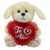 Perrito Blanco con corazón te amo - Woody Toys