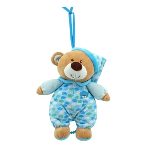 Cunero Oso Celeste a cuerda - Woody Toys - comprar online