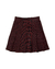 TENNIS SKIRT GRID ROJO/NEGRO - comprar online