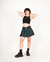 TENNIS SKIRT TIRO BAJO - TARTAN VERDE en internet