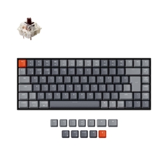 K2 UK ISO Layout RGB Backlight Gateron G Pro Mechanical Brown Switch - comprar online
