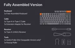 K3 Max QMK/VIA Wireless Custom Mechanical Keyboard Red Switch - comprar online