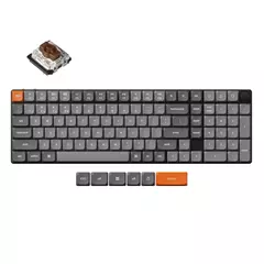 Keychron K17 Max QMK Wireless Custom Mechanical Keyboard Brown Switch