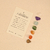 Imagen de Set de piedras 7 chakras rolado + Ebook