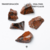 Obsidiana magna o caoba en bruto