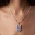 Collar PAZ (Chapa de Lepidolita)