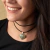 Collar ANAHATA ( Variedad de piedras forma de corazón) - comprar online