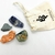 Kit de piedras energéticas CONCENTRACIÓN E INTUICIÓN (sodalita - fluorita - calcita naranja- hematite)