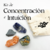 Kit de piedras energéticas CONCENTRACIÓN E INTUICIÓN (sodalita - fluorita - calcita naranja- hematite)