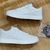 Tênis Dunk Low Pro SB 'Triple White' na internet