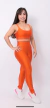 Top Cropped Glow - Tangerina - comprar online