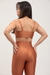 Top Cropped Glow - Conhaque - comprar online