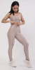 Legging canelada - Chocolate - comprar online