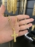 CORRENTE FÍGARO 3 POR 1 FECHO BOIA TRADICIONAL (2MM) + PINGENTE CRUZ FRED COM TEXTURA DE MADEIRA - 3,0CMX2,5CM - BANHADO A OURO 18k - - comprar online