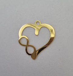 DIJE MEDIANO CORAZON INFINITO - UND - DI397