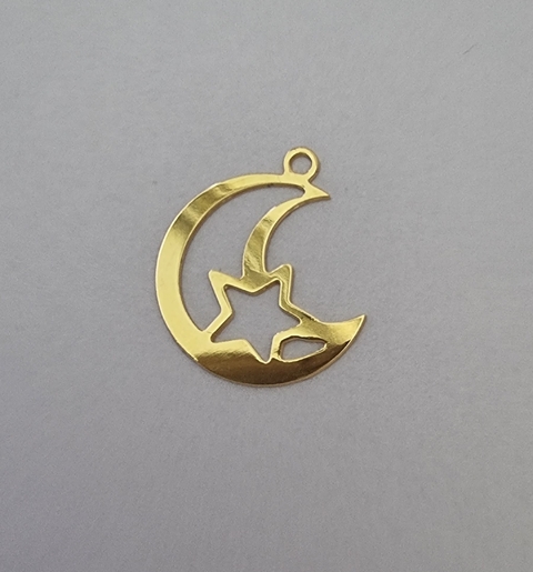 DIJE MEDIANO LUNA Y ESTRELLA - UND - DI398