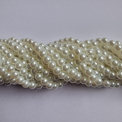 PERLA PREMIUN 6mm BLANCA - TIRA - PE53