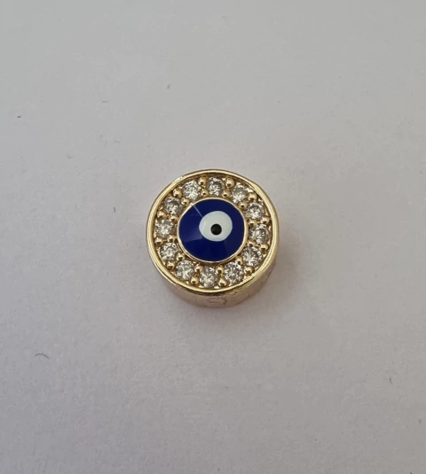 PASANTE OJO TURCO AZUL MICROZIRCONIA - UND - SE146