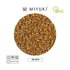 DB1833 - MIYUKI DELICA 11/0 - GALVANIZED YELLOW GOLD - PAQ. 2gr - comprar online
